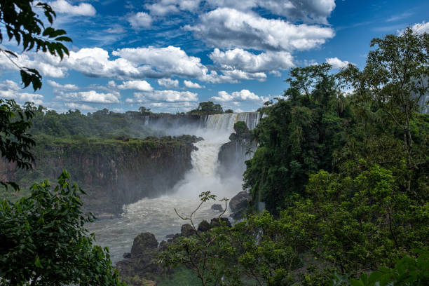 istock The Iguazu Falls with their panoramic views and captivating trails offer an exhilarating adventure for hikers and explorers 1494328213
