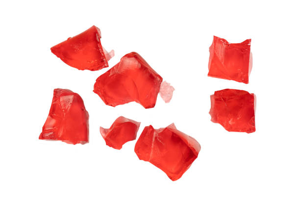 istock Sweet fruit jelly dessert isolated on a white background. 1494331173