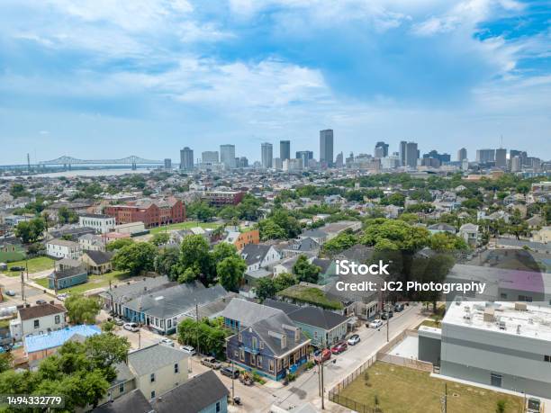 New Orleans Drone Shot Stock Photo - Download Image Now - New Orleans, Cityscape, French Quarter