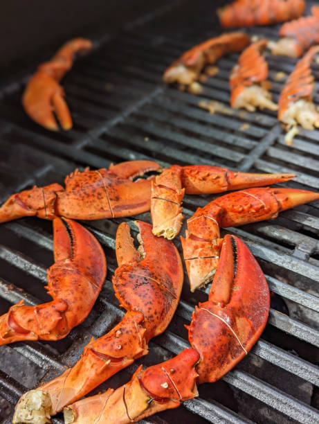 istock huge lobster claws on grill for dinner and for shrimp boil 1494339779