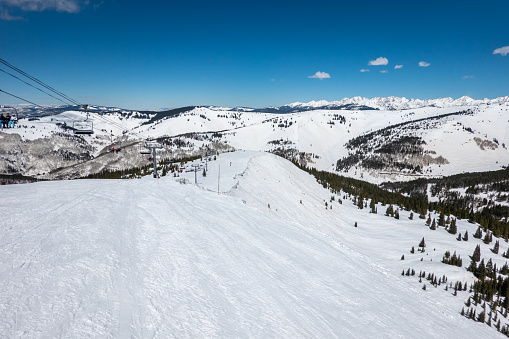Ski resort in Park City, Utah - USA