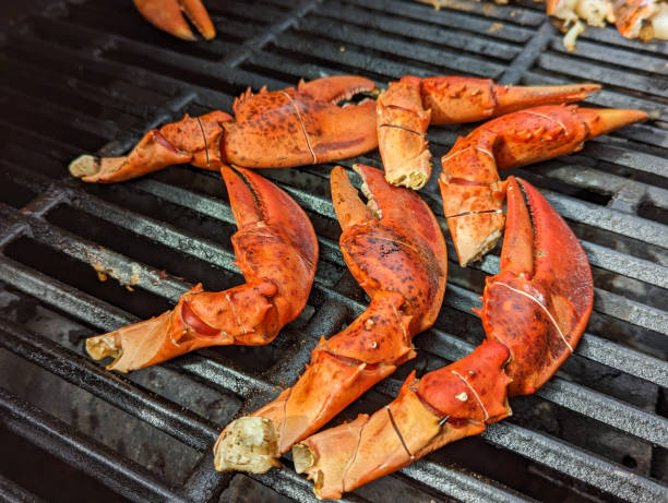 istock huge lobster claws on grill for dinner and for shrimp boil 1494342414