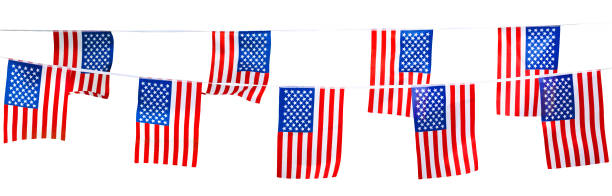 istock American flag isolated on white 1494342876