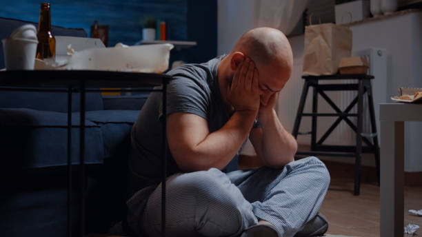 istock Man suffering chronic disease filled with despair stressed 1494343700