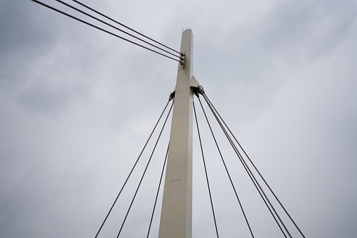 modern suspension bridge