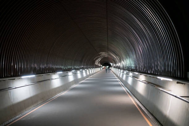 istock Tunnel with a sense of modern technology 1494350863