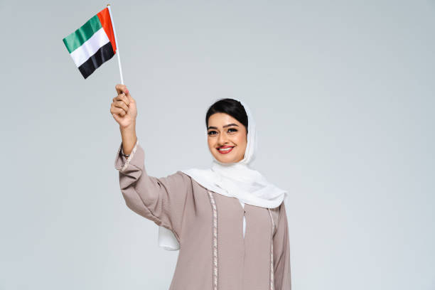 istock Beautiful arab middle-eastern woman with traditional abaya in studio 1494354739