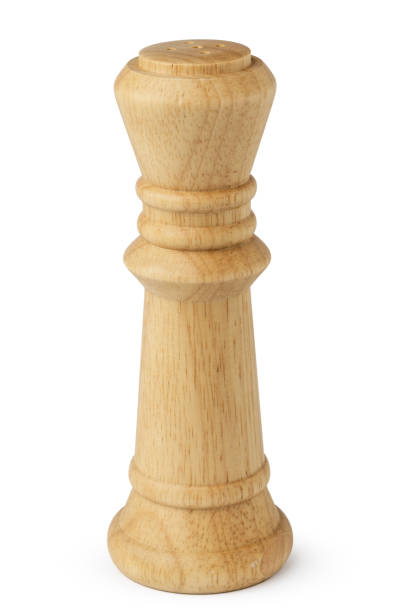 istock Wooden mill for salt or pepper on white 1494354860