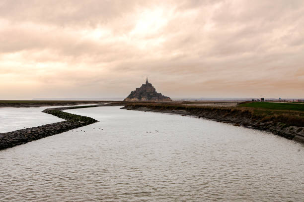 istock Mount saint Michael in Normandy, France 1494369224