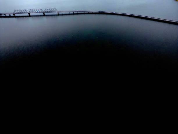 Bridge over lake mulwala going from Yarrawonga in Victoria to Mulwala in NSW