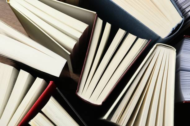 istock Many hardcover books as background, top view 1494372150