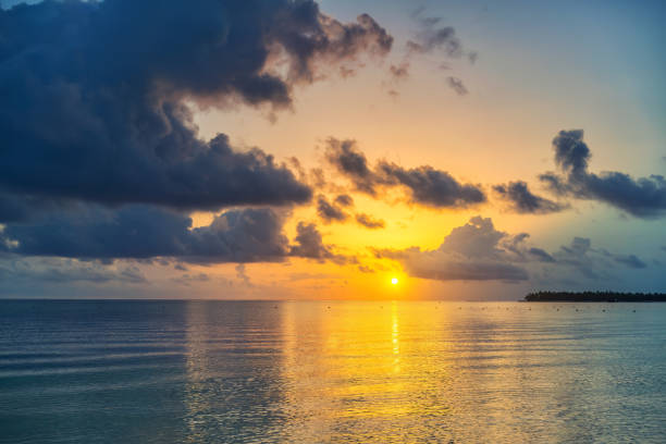 istock Sunrise over ocean in Dominican Republic 1494377218