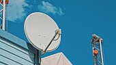 Satellite Internet and TV Signal Receiver Antenna Dish