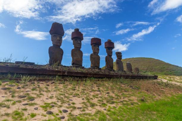 istock Anakena Beach Moai Statues, Easter Island 1494379558