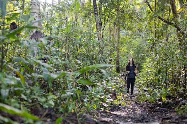istock Woman in a forest 1494382192