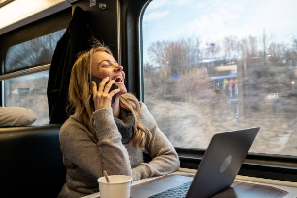 istock a woman is talking on the phone 1494392082