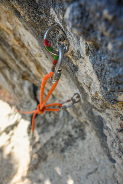 istock Rope attachment on the rock 1494394906