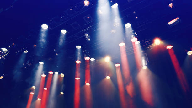 istock ceiling spotlights lights musical concert stage with a stage mist 1494414736