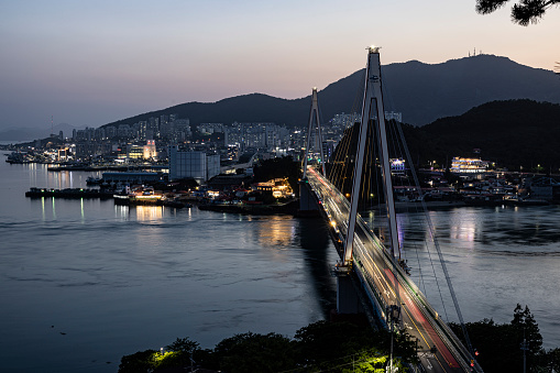 Dolsan Bridge in Yeosoo, Korea