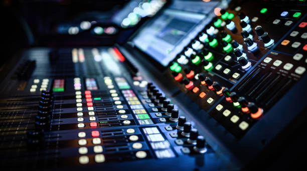 Professional sound and volume adjusting mixer control