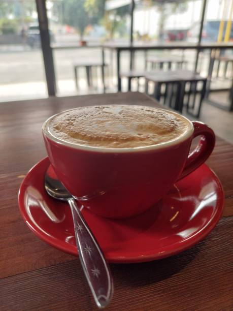 istock A cup of cappuccino in a quiet cafe 1494442346
