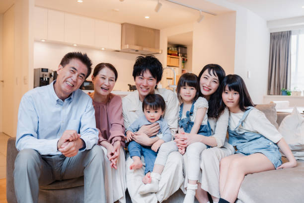 istock A three-generation family living happily with smiles on their faces 1494443066