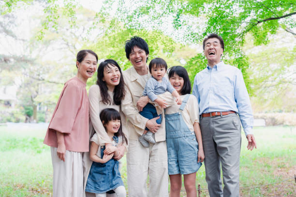 istock A three-generation family living happily with smiles on their faces 1494443089