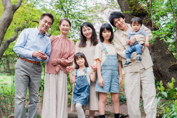 istock A three-generation family living happily with smiles on their faces 1494443097