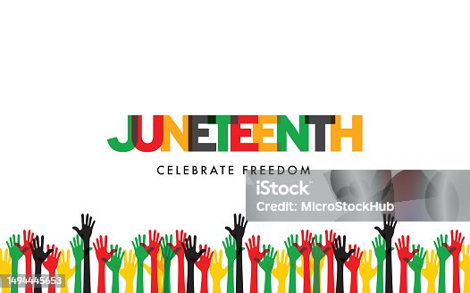 istock Juneteenth Concept On White Background 1494445653