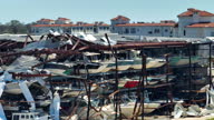 istock Hurricane Ian destroyed boat station in Florida coastal area. Natural disaster and its consequences 1494446910