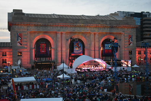The crowds came out in droves at the annual Celebration at the Station event, held at Union Station in Kansas City, Missouri. The event features the Kansas City Symphony and honors our fallen veterans.