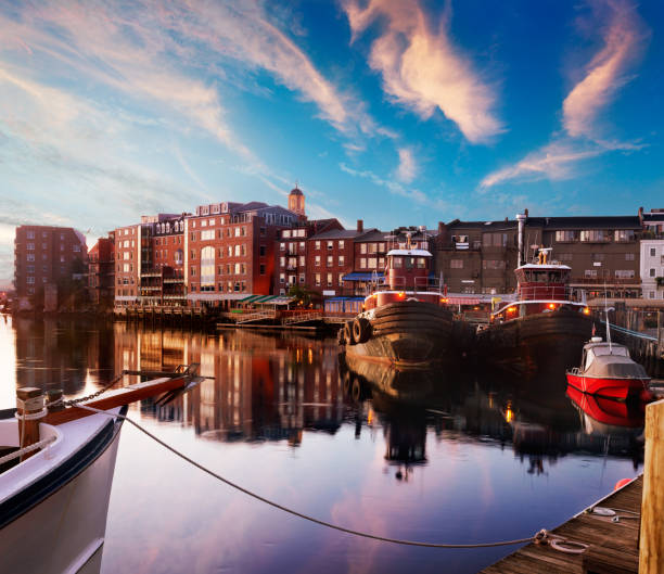 istock Dawn at Portsmouth waterfront 1494449939