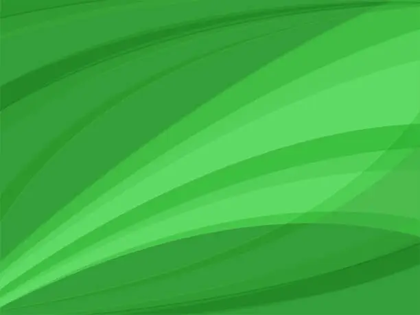 Vector illustration of Wavy abstract background material _ green that imaged web and internet technology