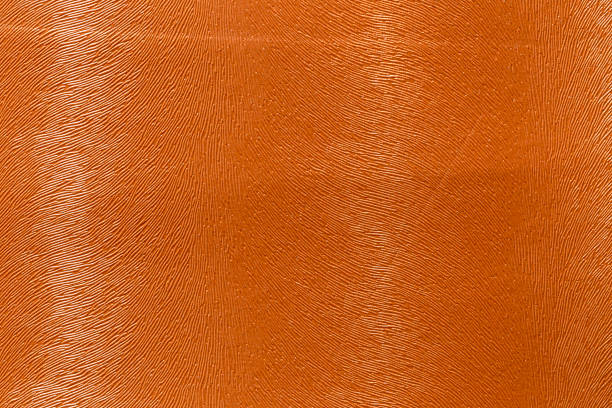 pelle arancione e sfondo strutturato. - car leather hide seat foto e immagini stock