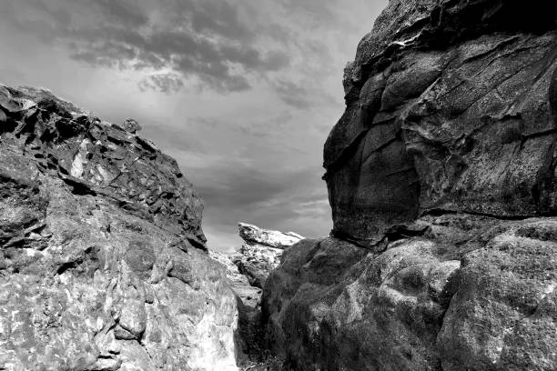 istock Rocks on the rocks on the beach 1494460925
