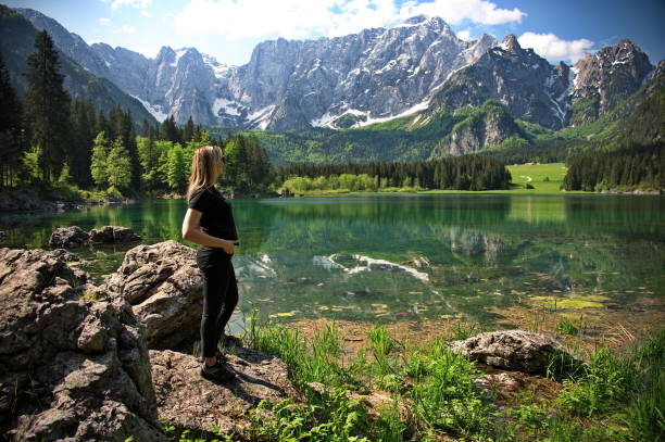 istock Mature  woman hiking 1494464858