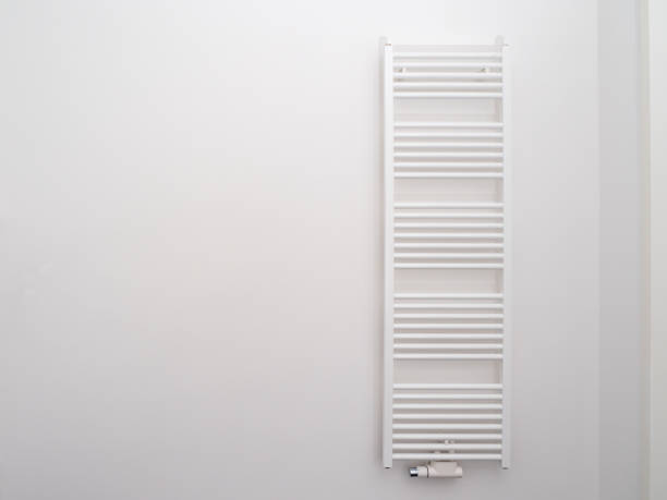 istock Battery for drying towels in the bathroom. 1494466723
