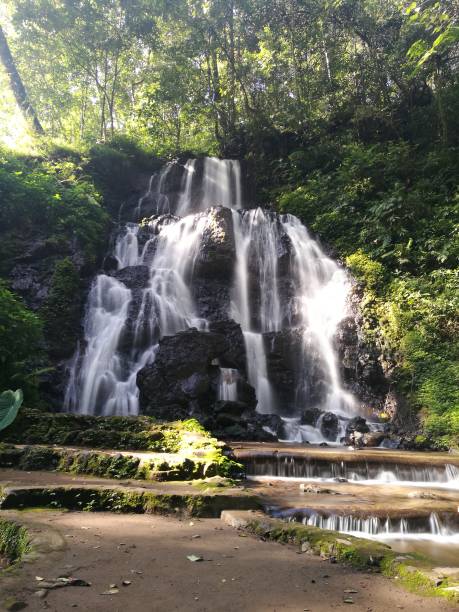 istock Beautiful view of Watu Lumpang waterfall with long exposure. 1494470637