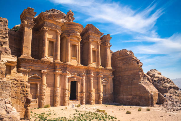istock Ad Deir, The Monastery, located at petra 1494479246