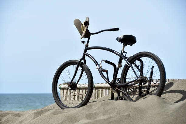 istock A beach cruiser parked on the coast of Shonan. 1494480548