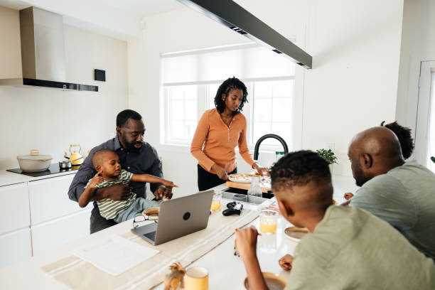 istock Family in the kitchen 1494481767