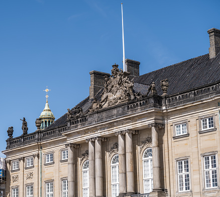 Arras, France - June 22 2020: Porte Royale of the citadel of Arras. The stronghold was built by Vauban from 1668 to 1672, to defend the Place d'Arras. It is listed as a UNESCO World Heritage Site.