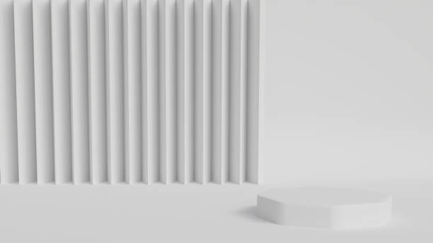 istock 3d product display podium scene with the geometric platform. 3d cylinder stand podium. Commercial background. Geometric forms in modern minimal design. 3d rendering. 1494489669