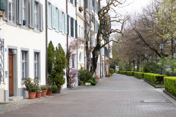 istock Promenade and residential buildings in Basel 1494492904