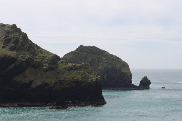 istock Rocky coastline with inlets against a turquoise blue sea 1494498948