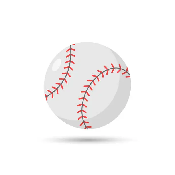 Vector illustration of Baseball Ball Icon.