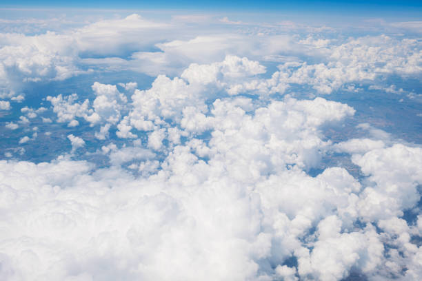 istock Abstract blue sky background with Cumulus clouds. 1494507618