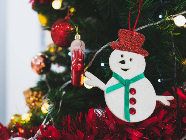 istock Snowman christmas decoration element Holiday background 1494511545