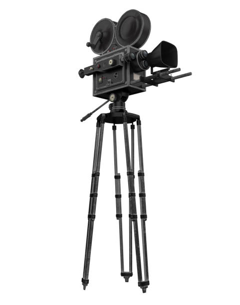 istock Vintage Movie Camera Isolated 1494517084