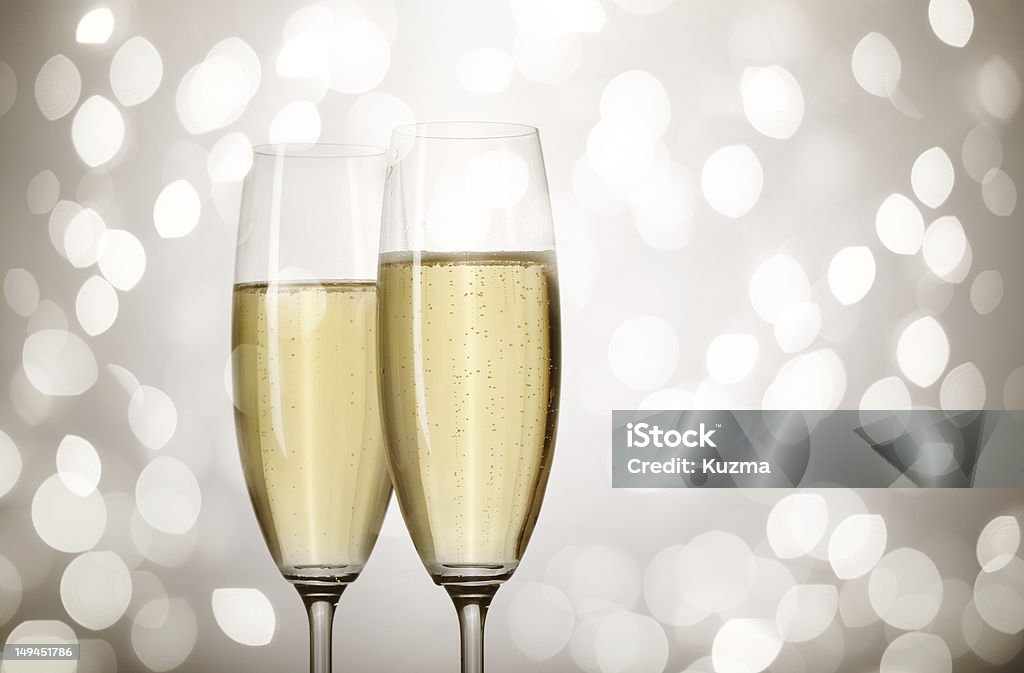 champagne pour les fêtes de fin d'année - Photo de Alcool libre de droits